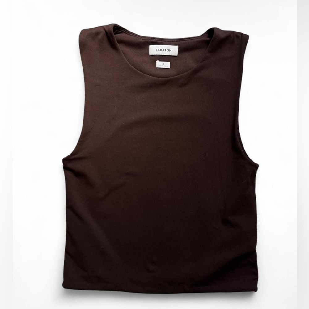 Babaton Dark Brown Tank Top